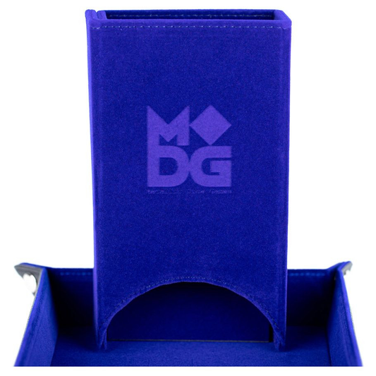 Dice Tower: Fold Up Velvet Watercolor Rainbow