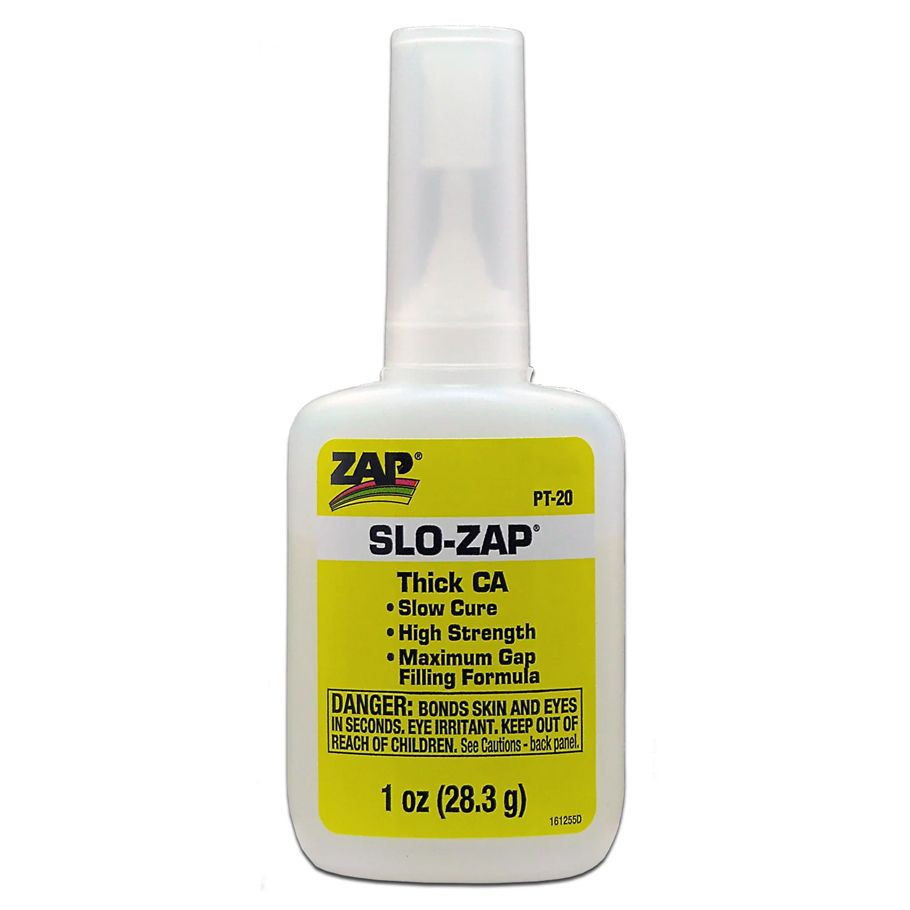 Glue: 1oz Slow-Zap Thick Viscosity Superglue
