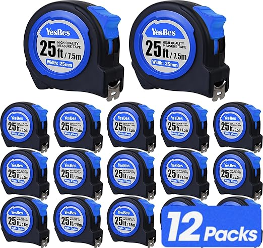Self-Locking Measurement Tape 25 FT by 1 in