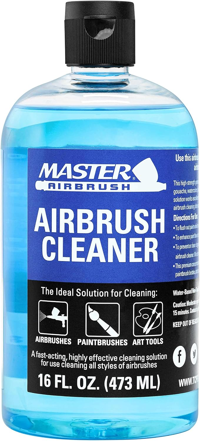 Master Airbrush Cleaner, 16-Ounce Pint Bottle