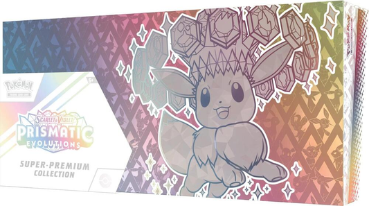 ONLINE EXCLUSIVE Pokemon TCG: Scarlet & Violet Prismatic Evolutions- Super-Premium Collection
