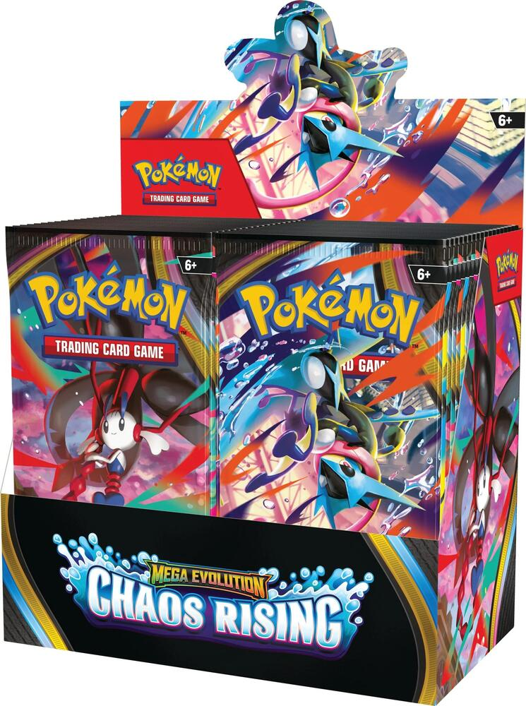 MEGA EVOLUTION Chaos Rising Booster Display