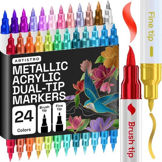 Artistro 24 Metallic Paint Marker Set