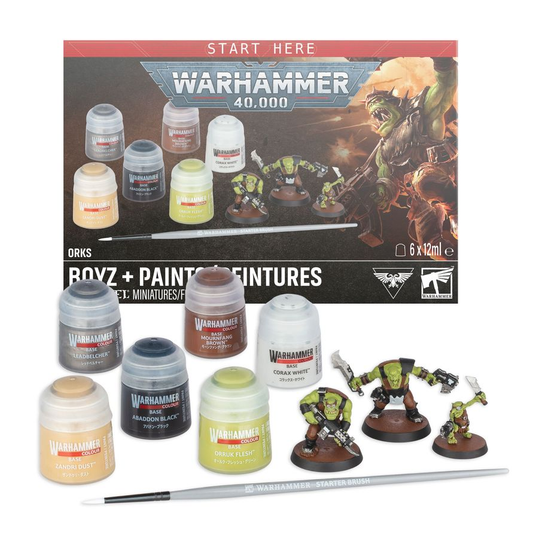 WH40K: BOYZ + PAINTS