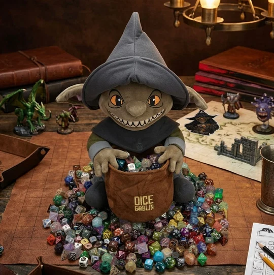 Dice Goblin 13 inch Plush with Dice Bag (DICE SOLD SEPARATELY)