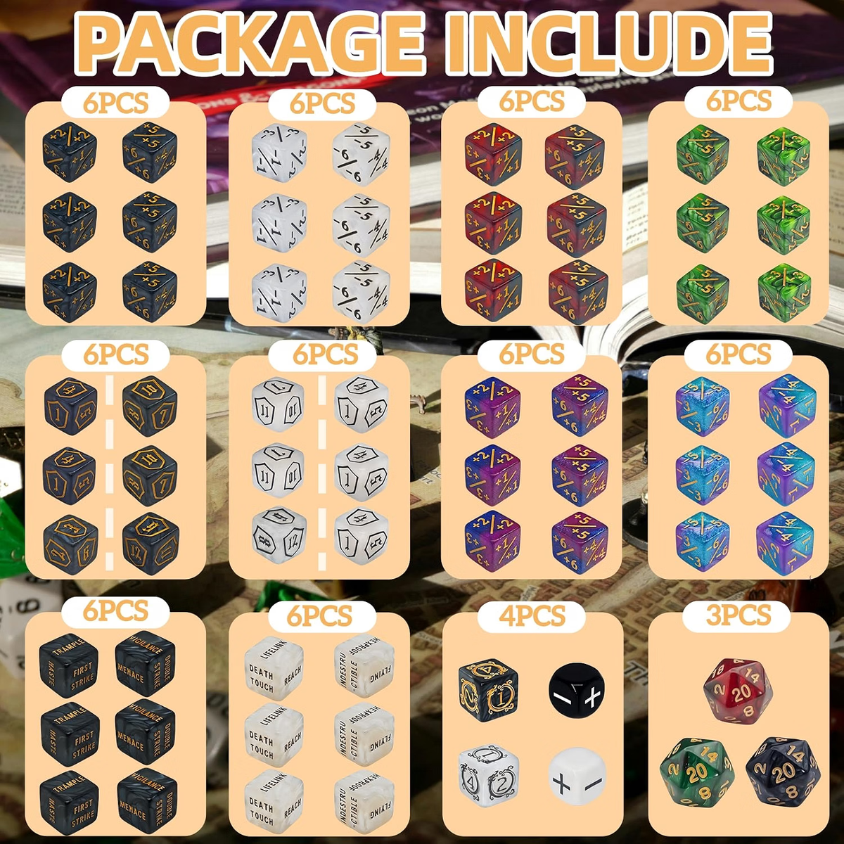 67 PCS MTG Counter Dice Set