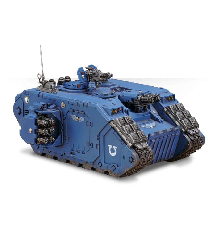 S/MARINES LAND RAIDER CRUSADER/REDEEMER – assembled and painted example