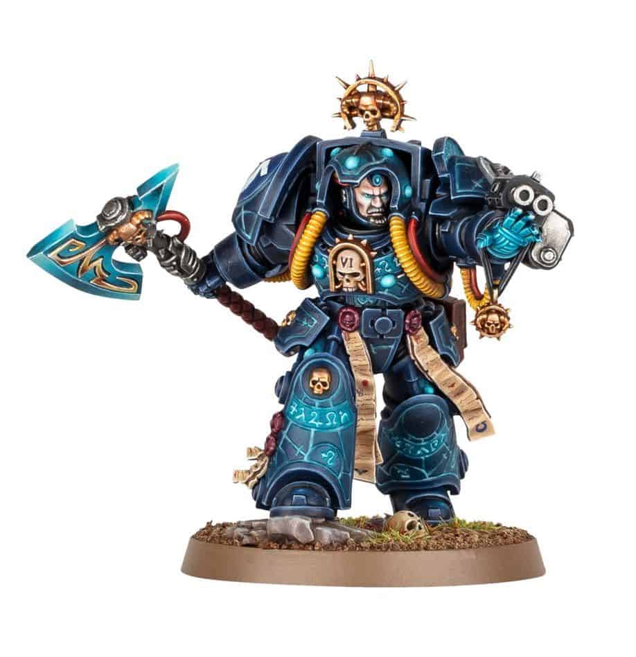 SM LIBRARIAN IN TERMINATOR ARMOUR – assembled and painted example
