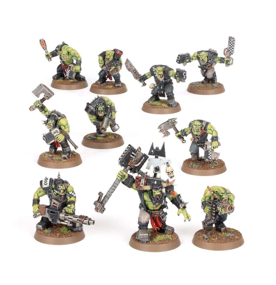 ORKS: BOYZ (COMBAT PATROL) — assembled and painted example