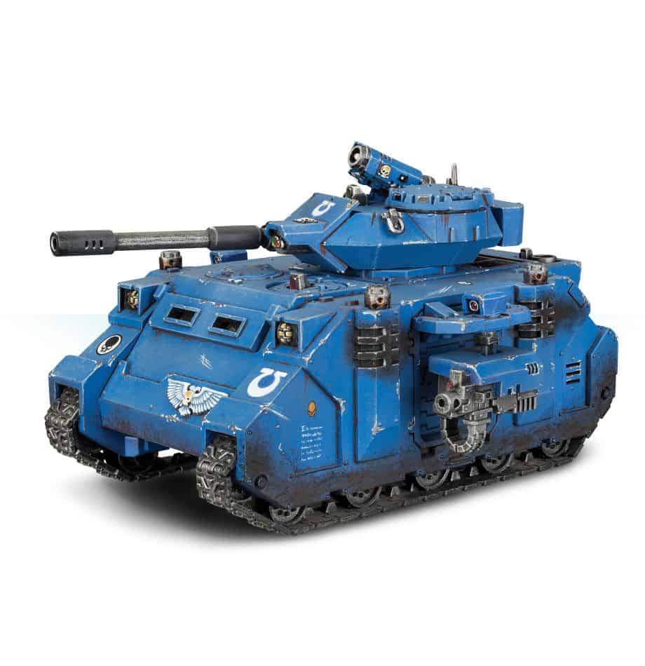 SPACE MARINES PREDATOR – assembled and painted example