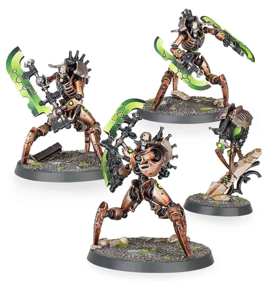 NECRONS SKORPEKH DESTROYERS painted Games Workshop models