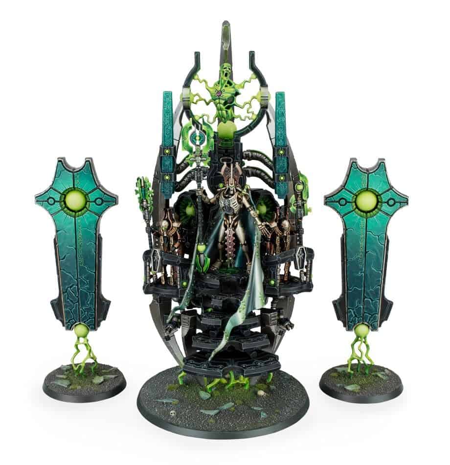 NECRONS: SZAREKH THE SILENT KING painted Games Workshop models
