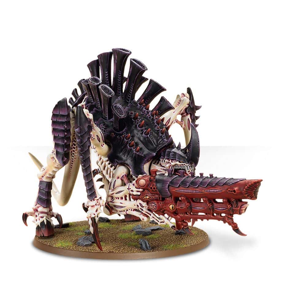 Tyranids Tyrannofex assembled and painted example