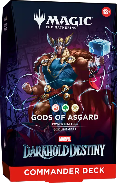 Magic: The Gathering | Marvel: Darkhold Destiny – Commander Deck – Gods of Asgard (English)