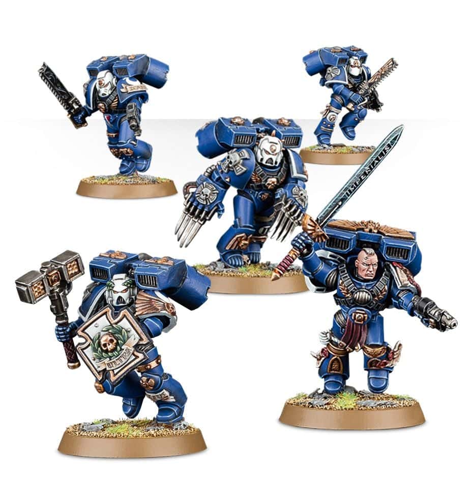SPACE MARINES VANGUARD VETERAN SQUAD – assembled and painted example