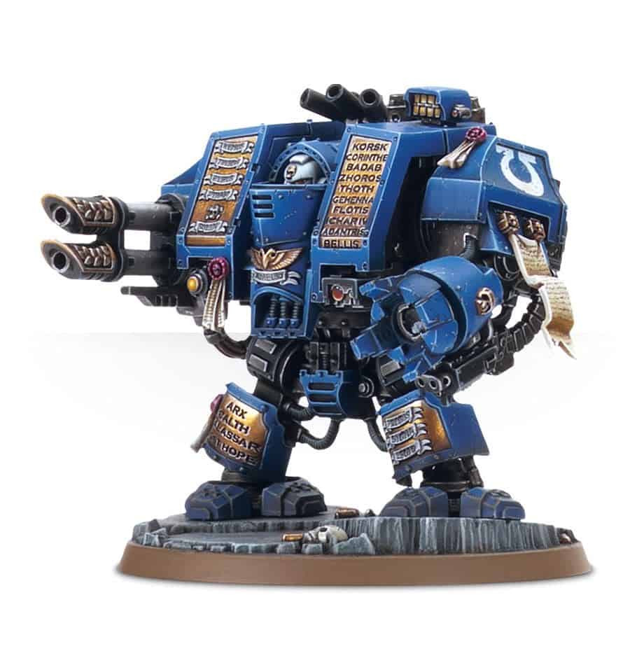 SPACE MARINES VENERABLE DREADNOUGHT – assembled and painted example