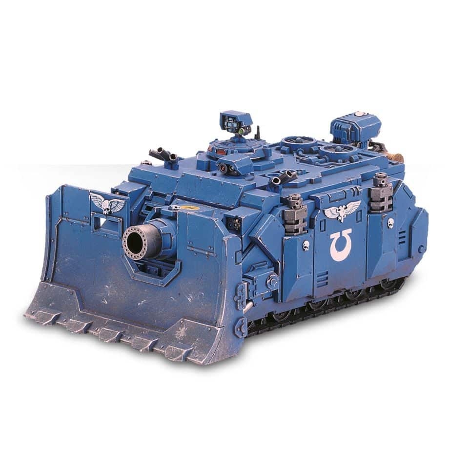 SPACE MARINES VINDICATOR – assembled and painted example