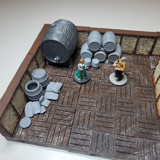 Tavern Brewing Bundle | RPG | 3D printed | 28mm | 32mm | Terrain Scatter | RPG Accessories - CreatorpultGames - Role Playing Miniatures